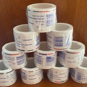 1000 usps postage forever stamps of 2023 The flag of the United States